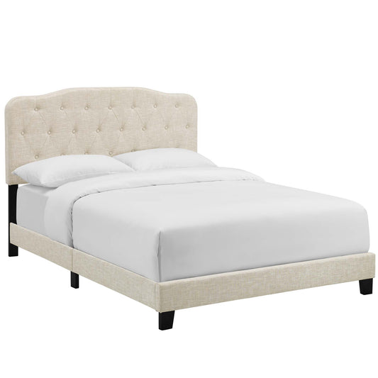 Amelia Upholstered Fabric King Bed