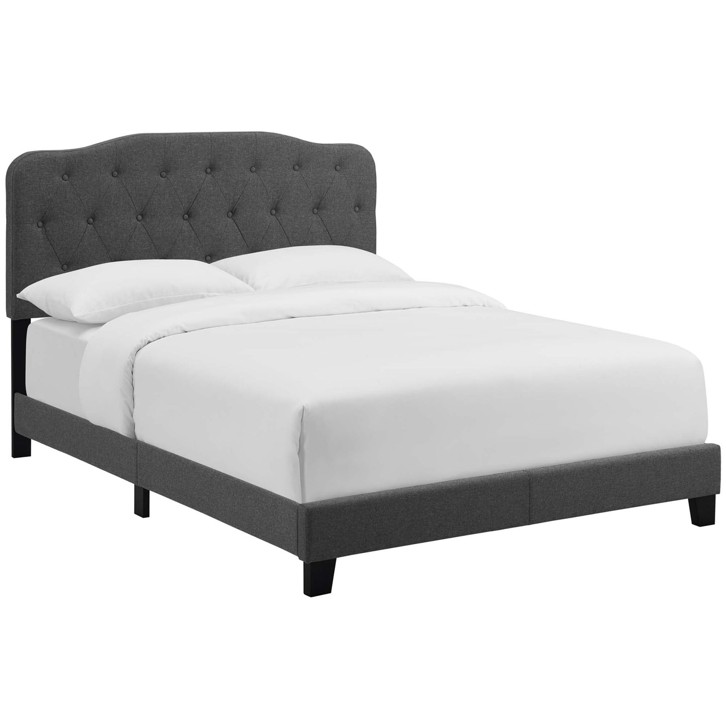 Amelia Upholstered Fabric King Bed