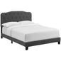 Amelia Upholstered Fabric King Bed