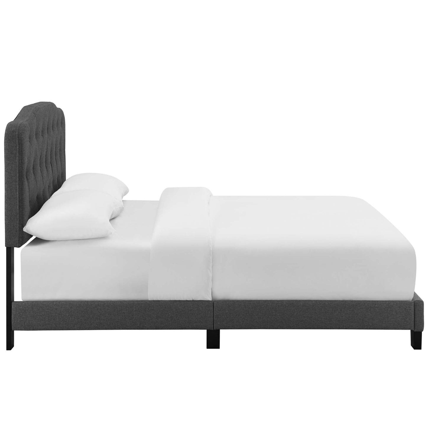 Amelia Upholstered Fabric King Bed