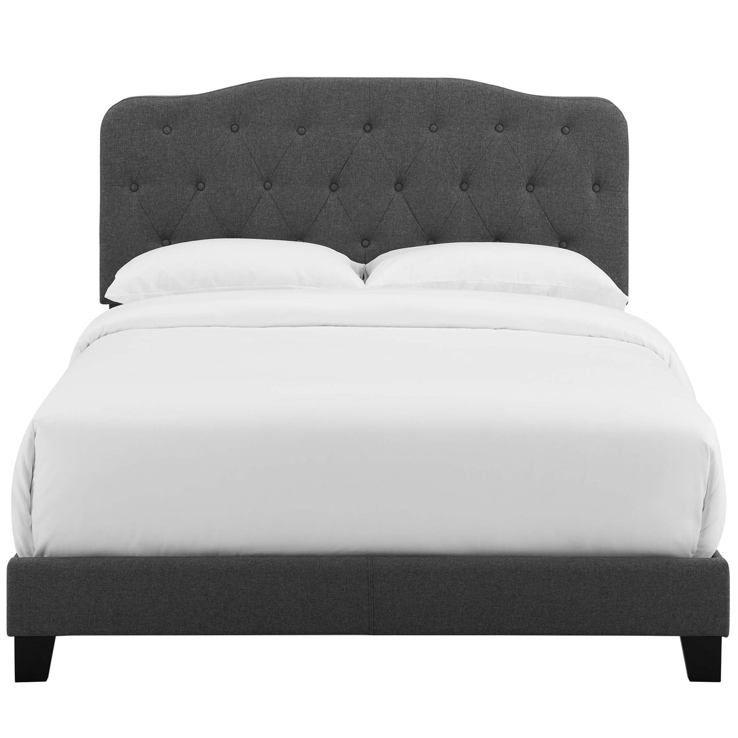 Amelia Upholstered Fabric King Bed