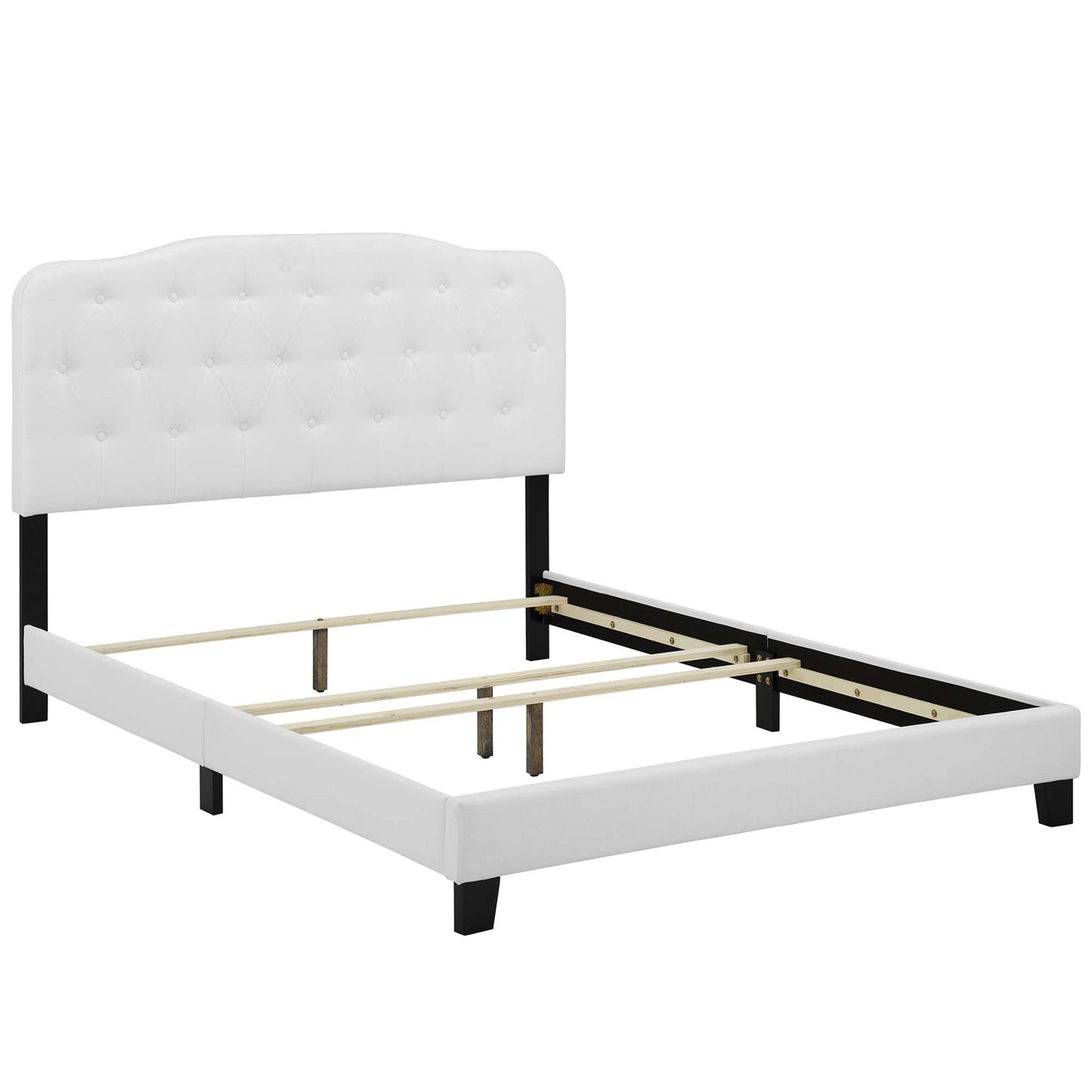 Amelia Upholstered Fabric King Bed