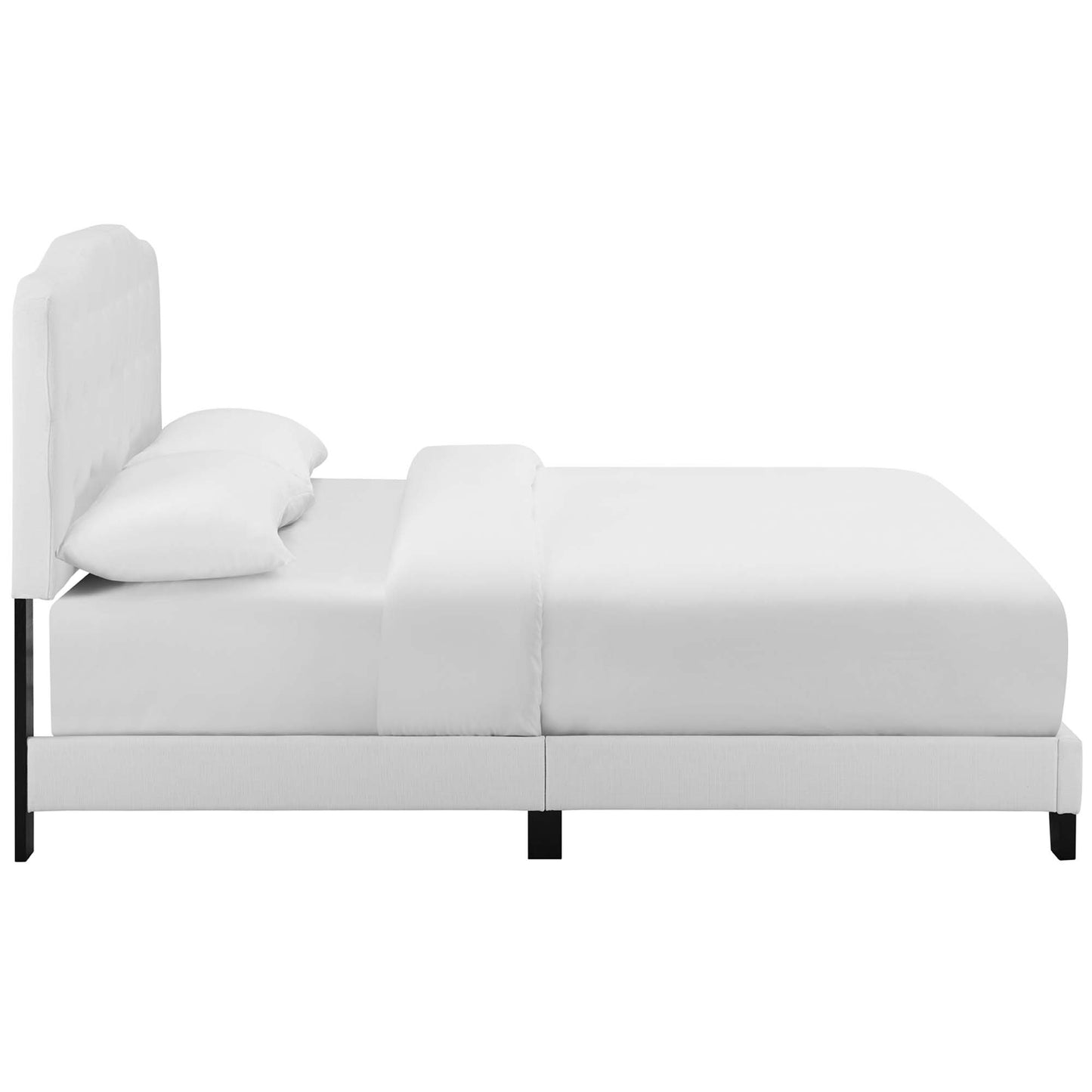 Amelia Upholstered Fabric King Bed