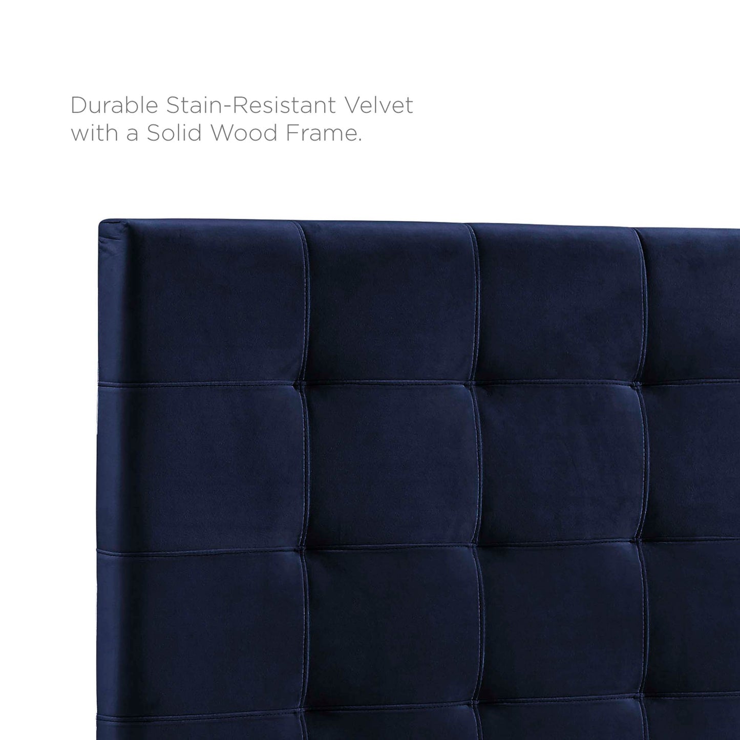 Paisley Tufted Upholstered Performance Velvet Twin Headboard