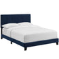 Cama doble de terciopelo Amira Performance de Modway