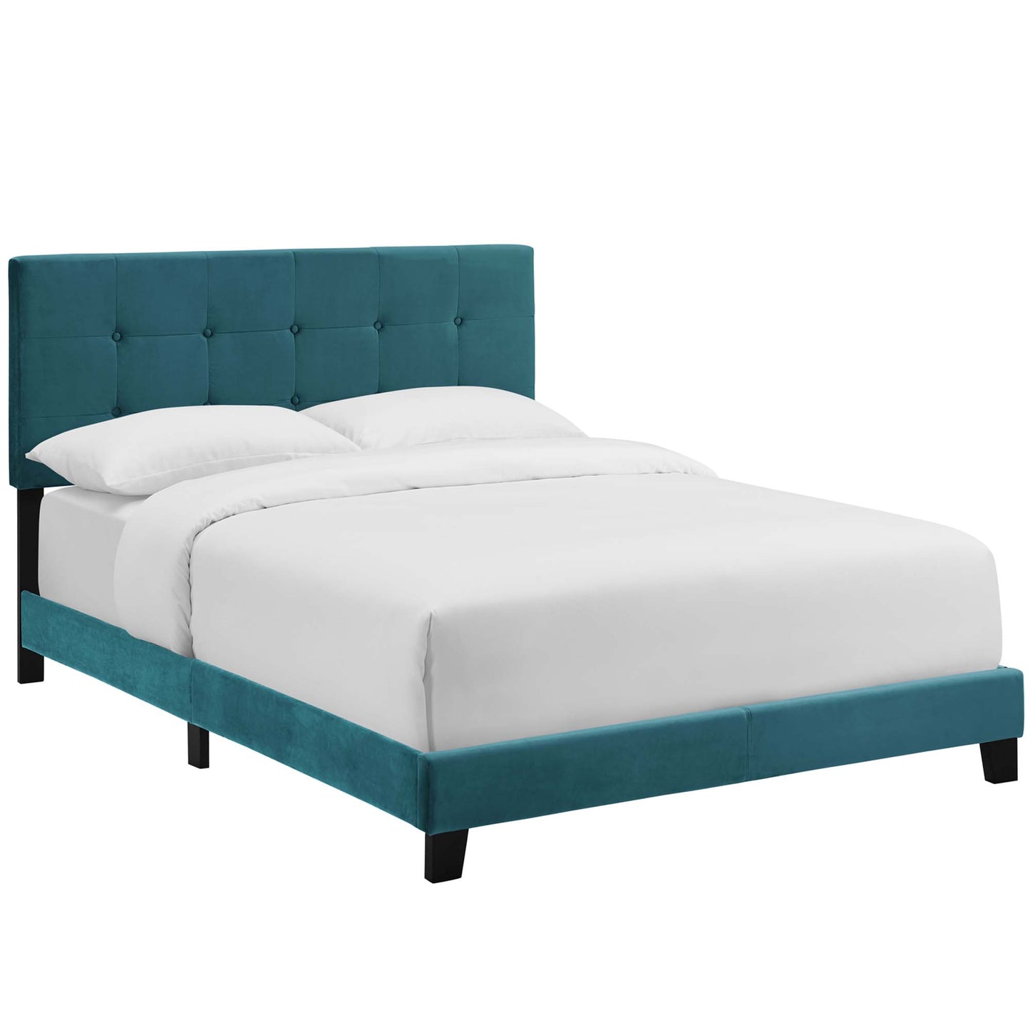 Amira Performance Velvet Queen Bed