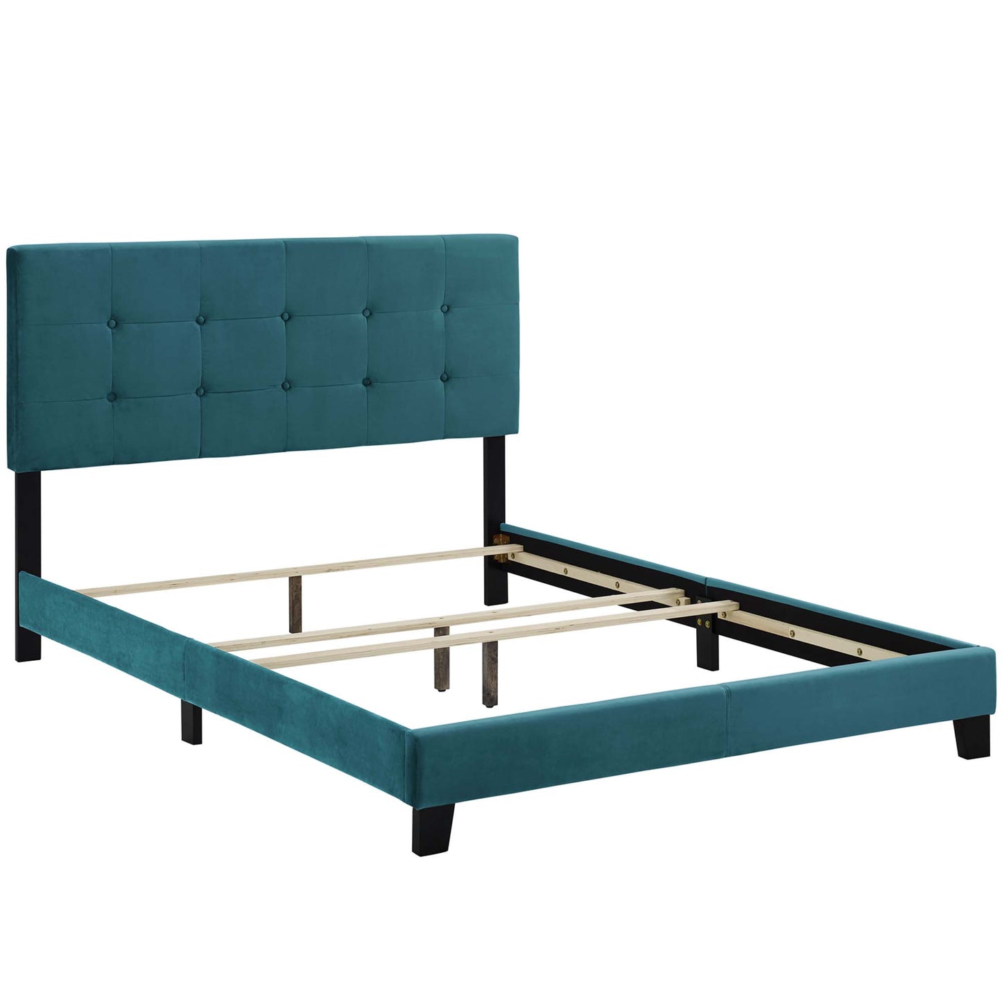 Amira Performance Velvet Queen Bed