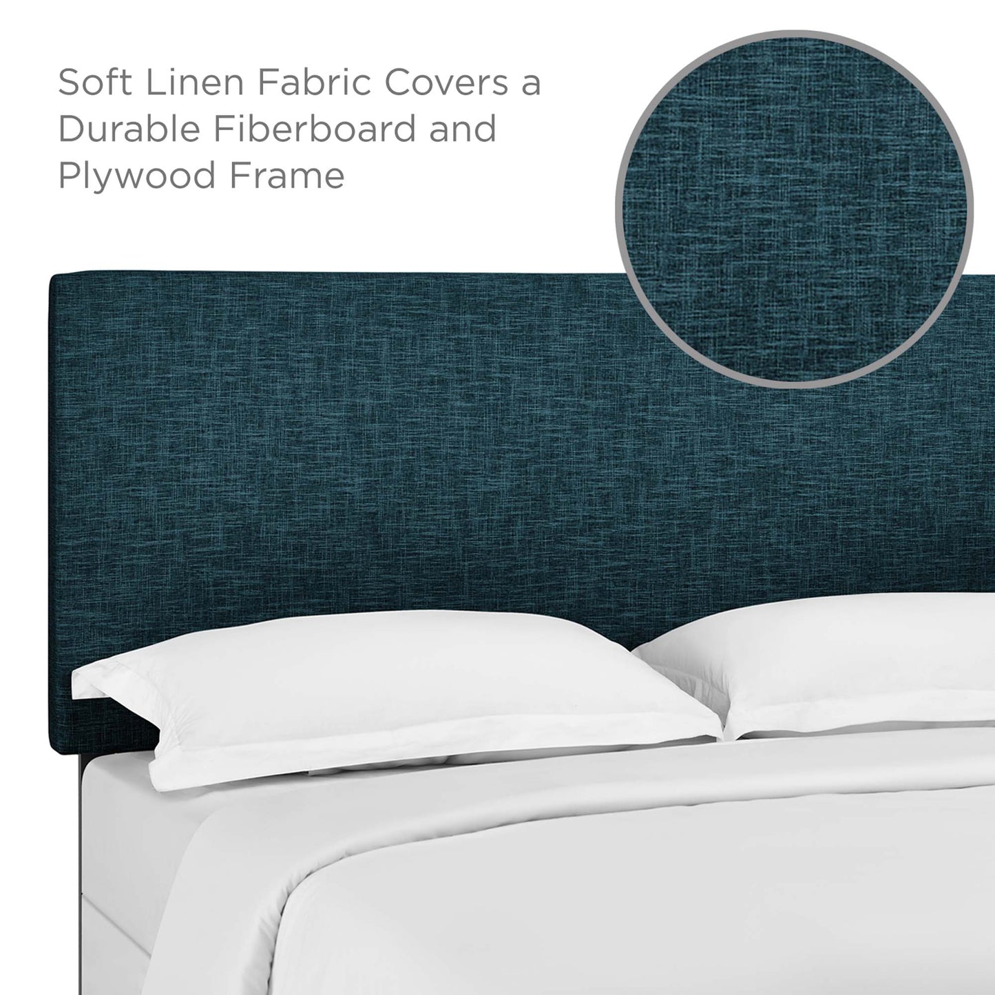 Taylor Upholstered Linen Fabric Full / Queen Headboard