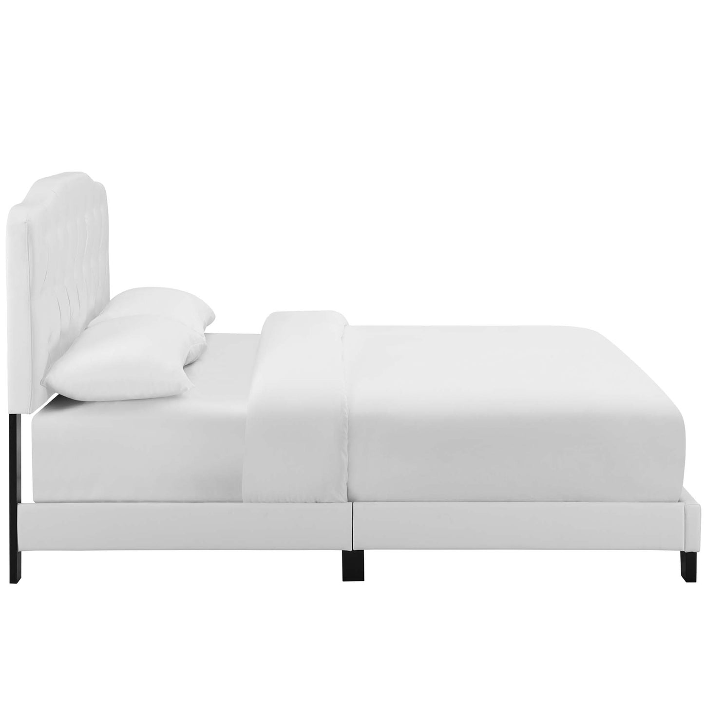 Amelia Faux Leather Queen Bed