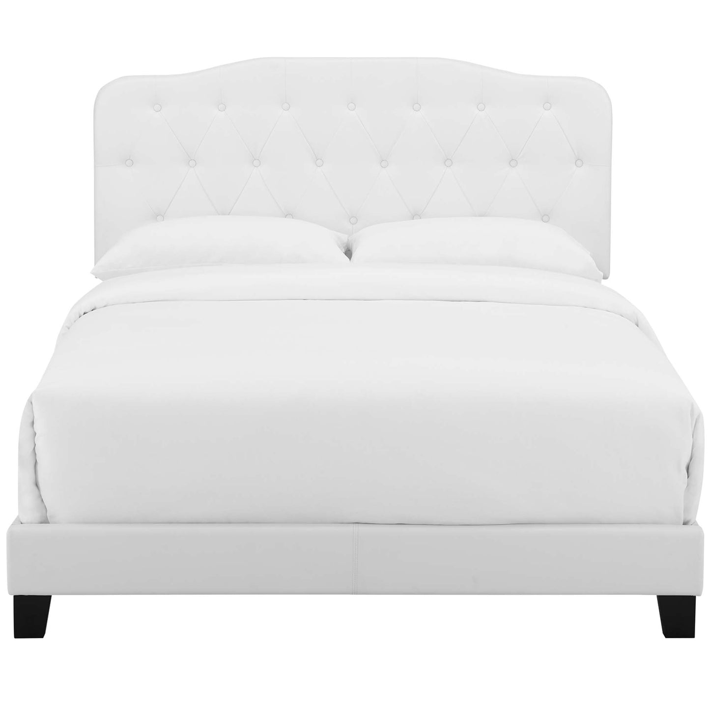 Amelia Faux Leather Queen Bed