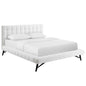 Julia Biscuit Tufted Performance Velvet Queen Platform Bed