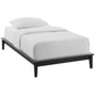 Lodge Wood Twin Platform Bed Frame