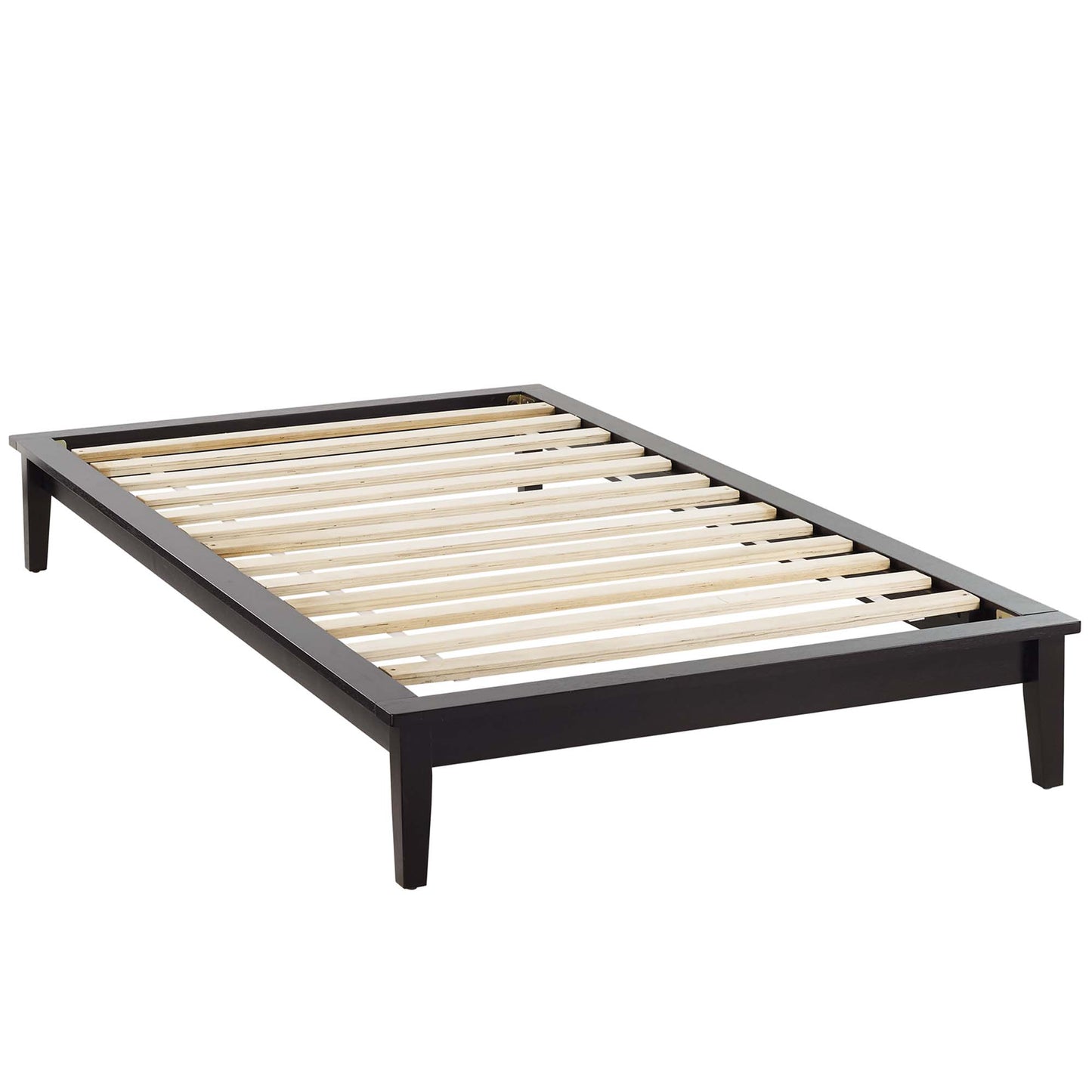 Lodge Wood Twin Platform Bed Frame