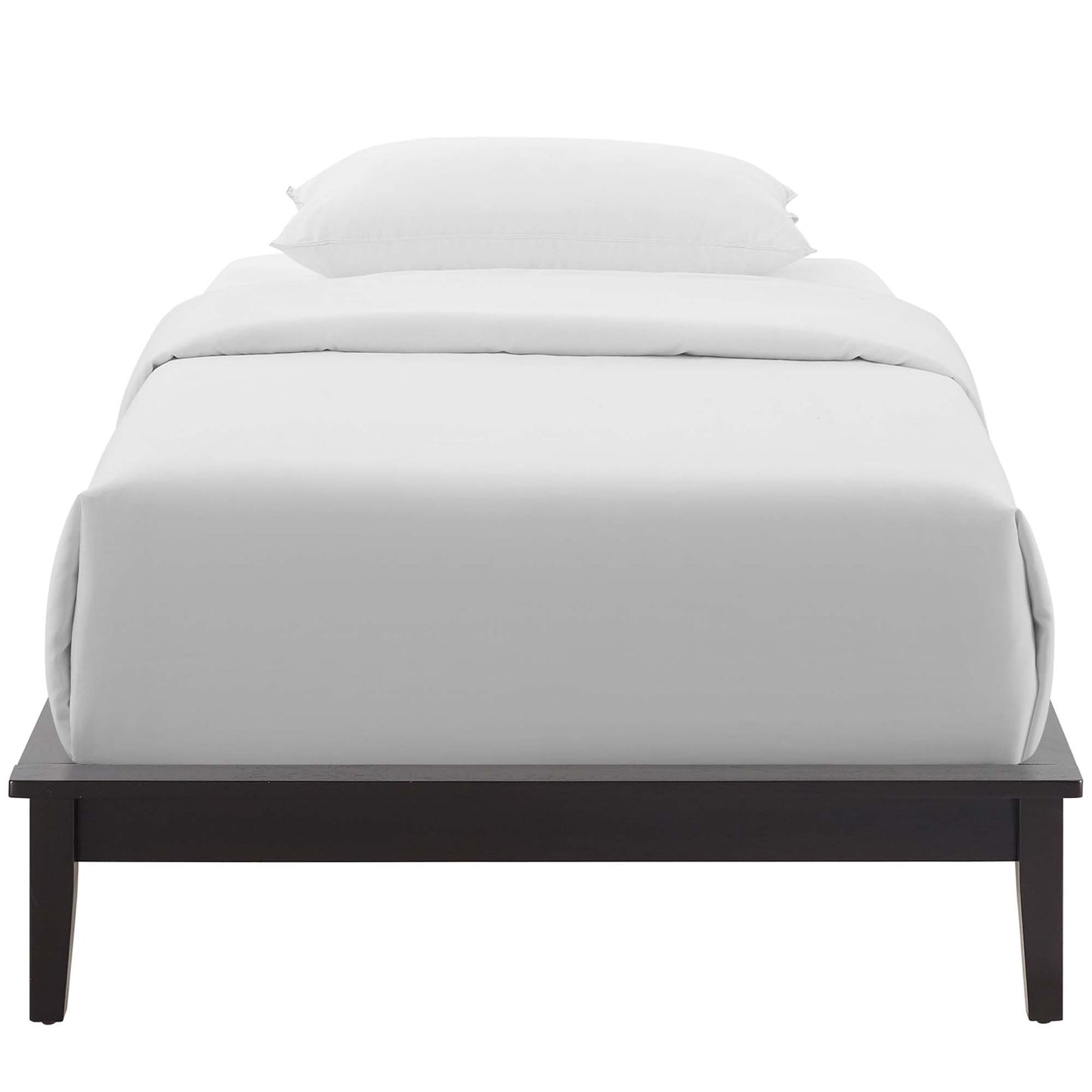 Lodge Wood Twin Platform Bed Frame