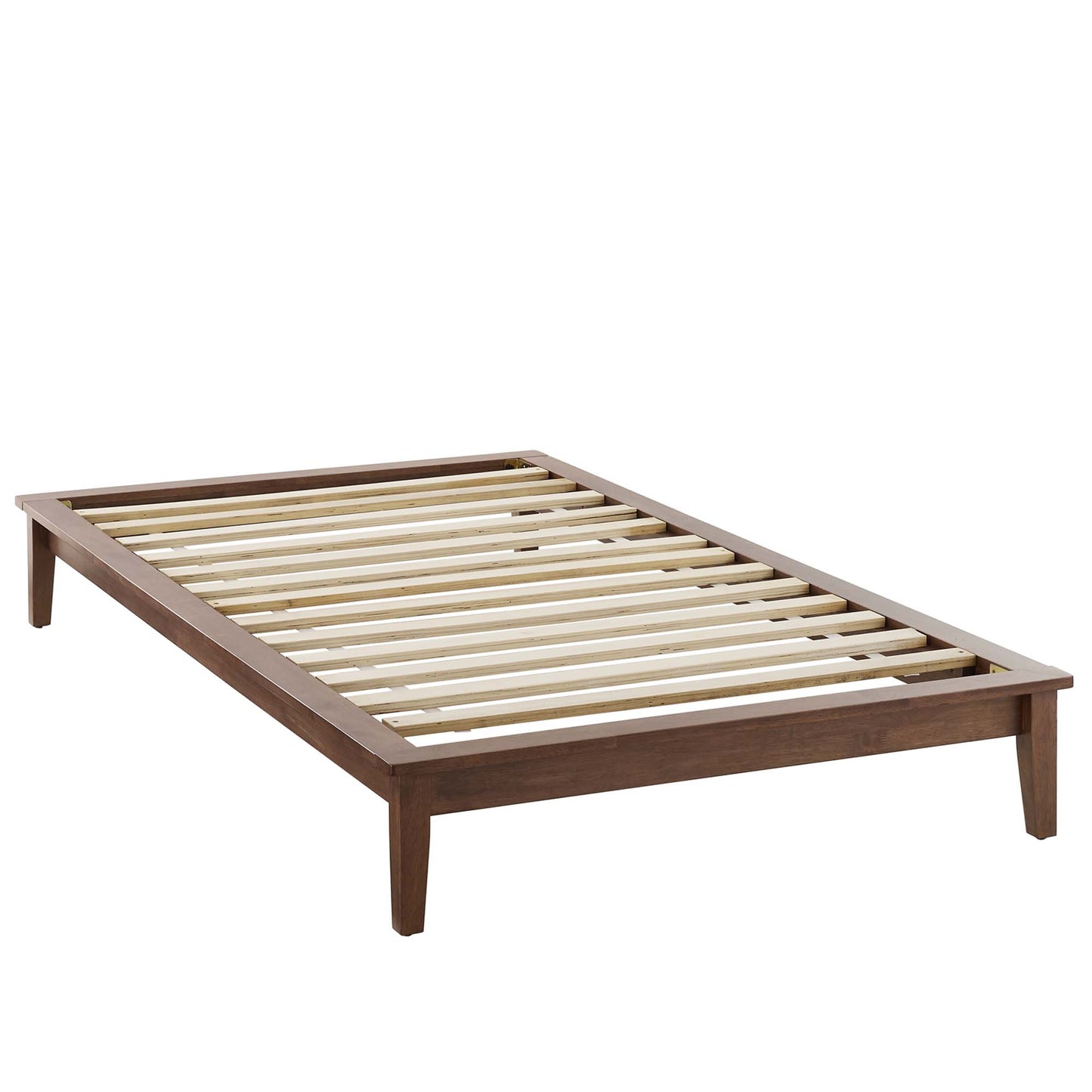 Lodge Wood Twin Platform Bed Frame