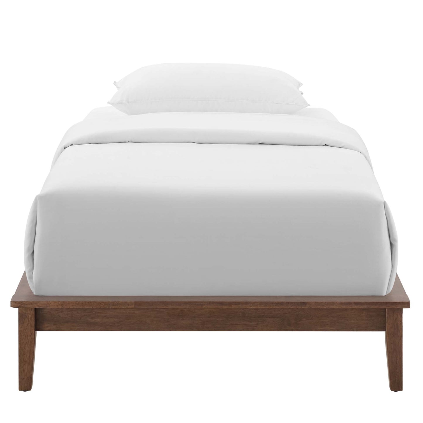 Lodge Wood Twin Platform Bed Frame