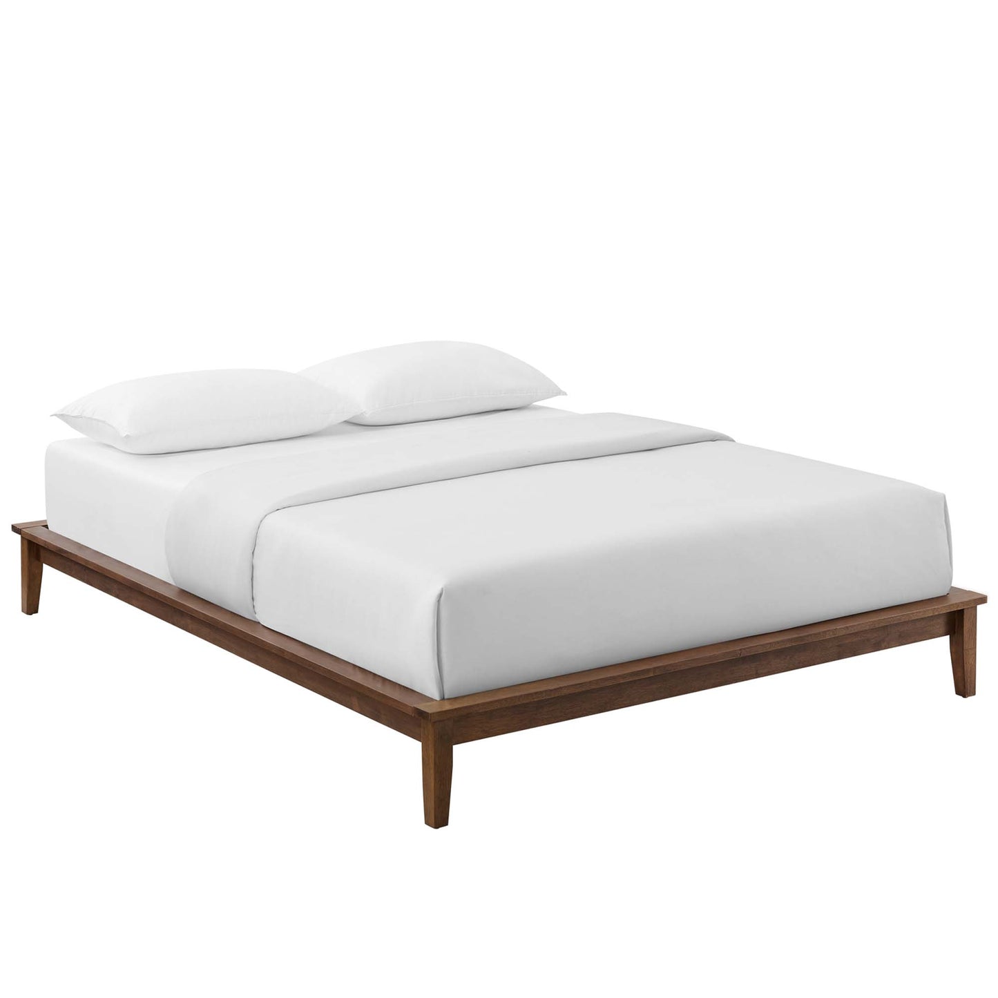 Lodge Wood Full Platform Bed Frame