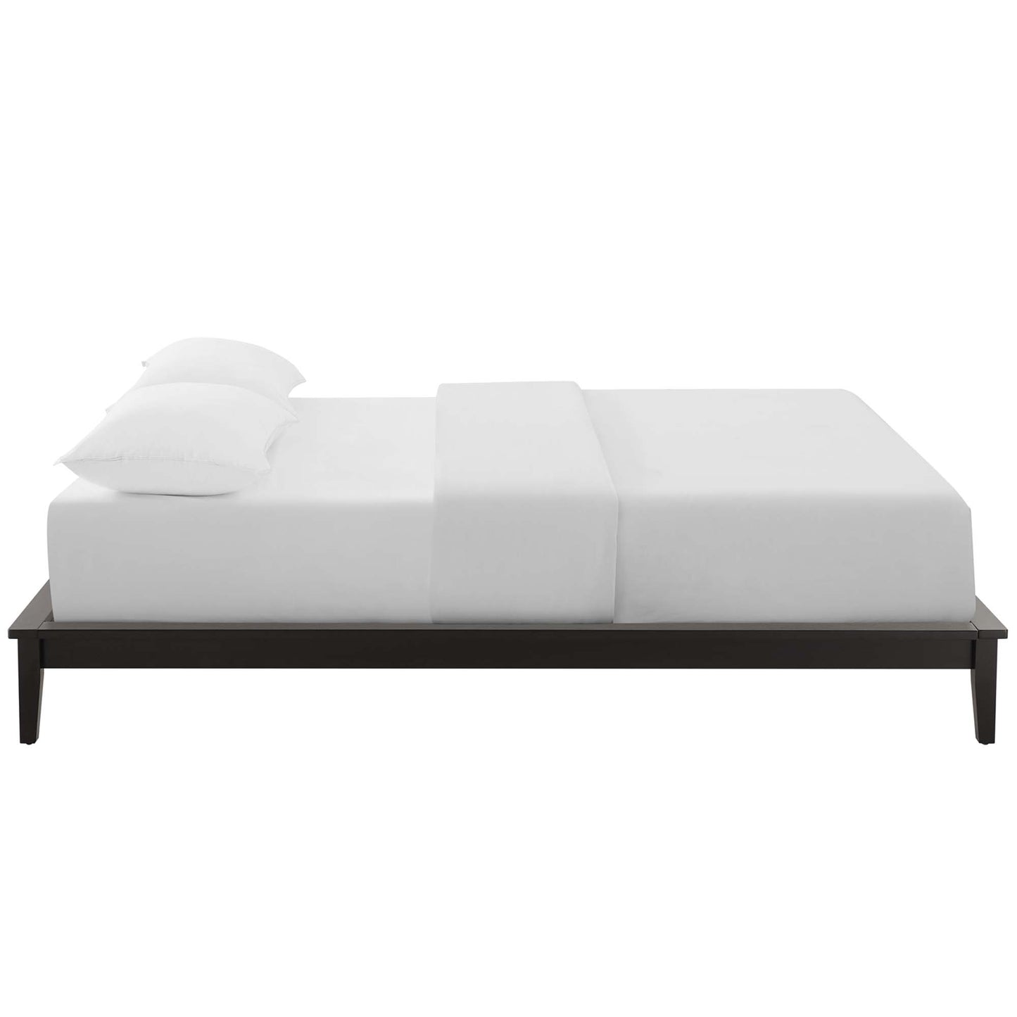 Cama tamaño queen con plataforma de madera Lodge de Modway