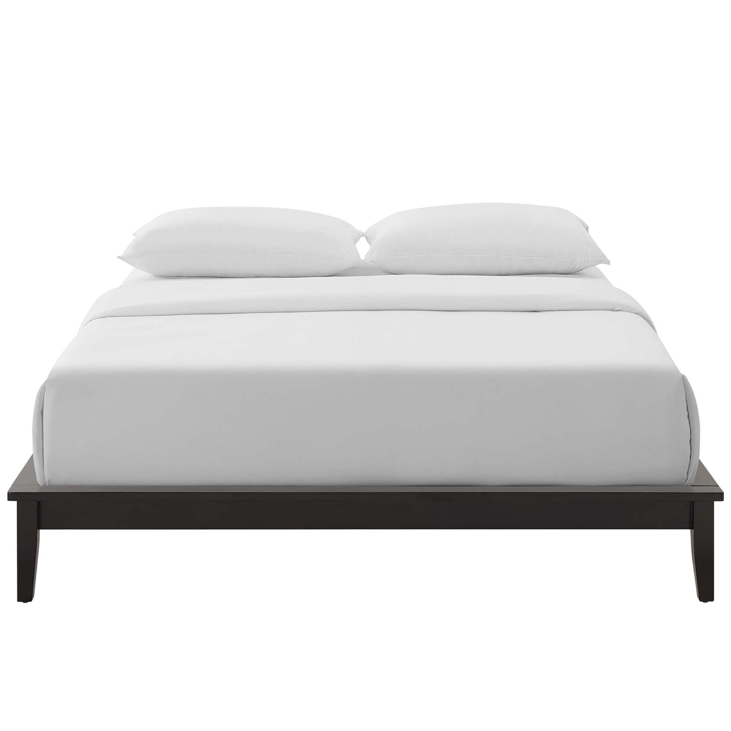 Cama tamaño queen con plataforma de madera Lodge de Modway