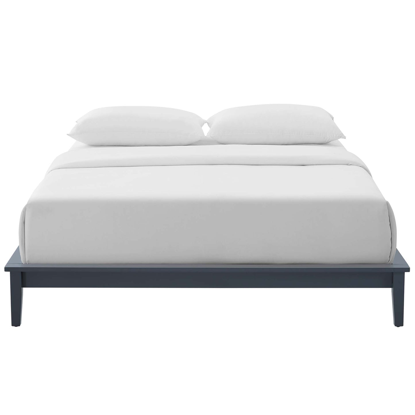 Cama tamaño queen con plataforma de madera Lodge de Modway