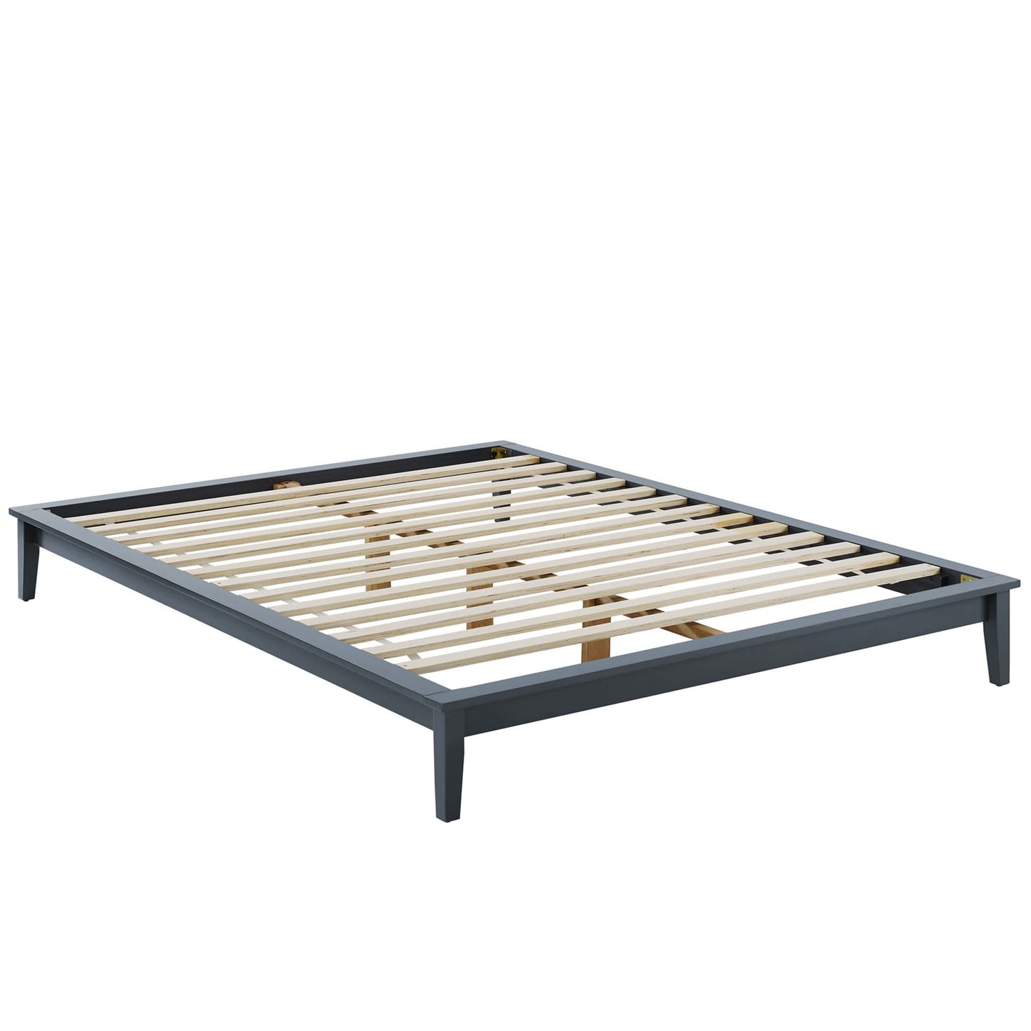 Lodge Wood King Platform Bed Frame