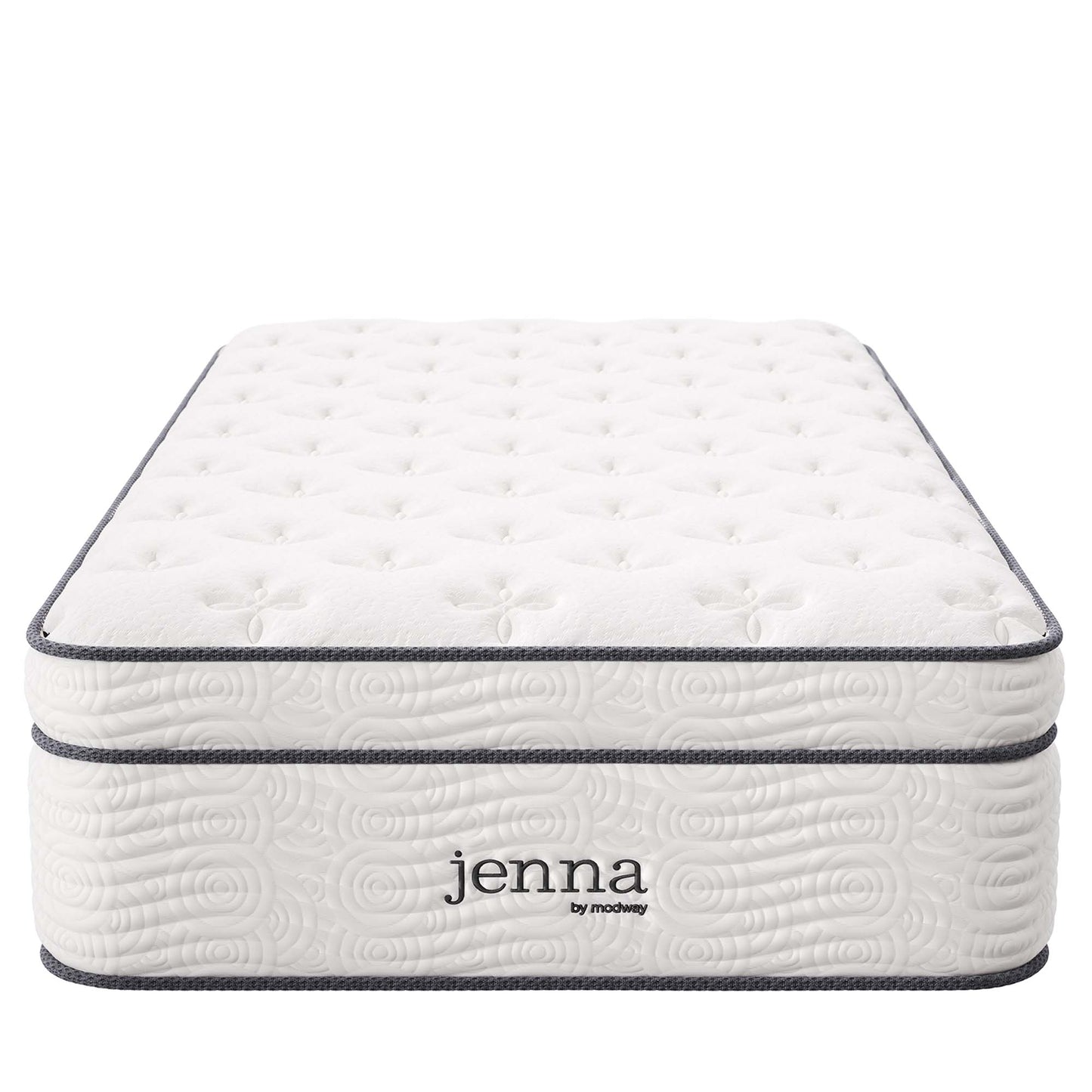 Matelas à ressorts et mousse pour lit simple Jenna 14" par Modway