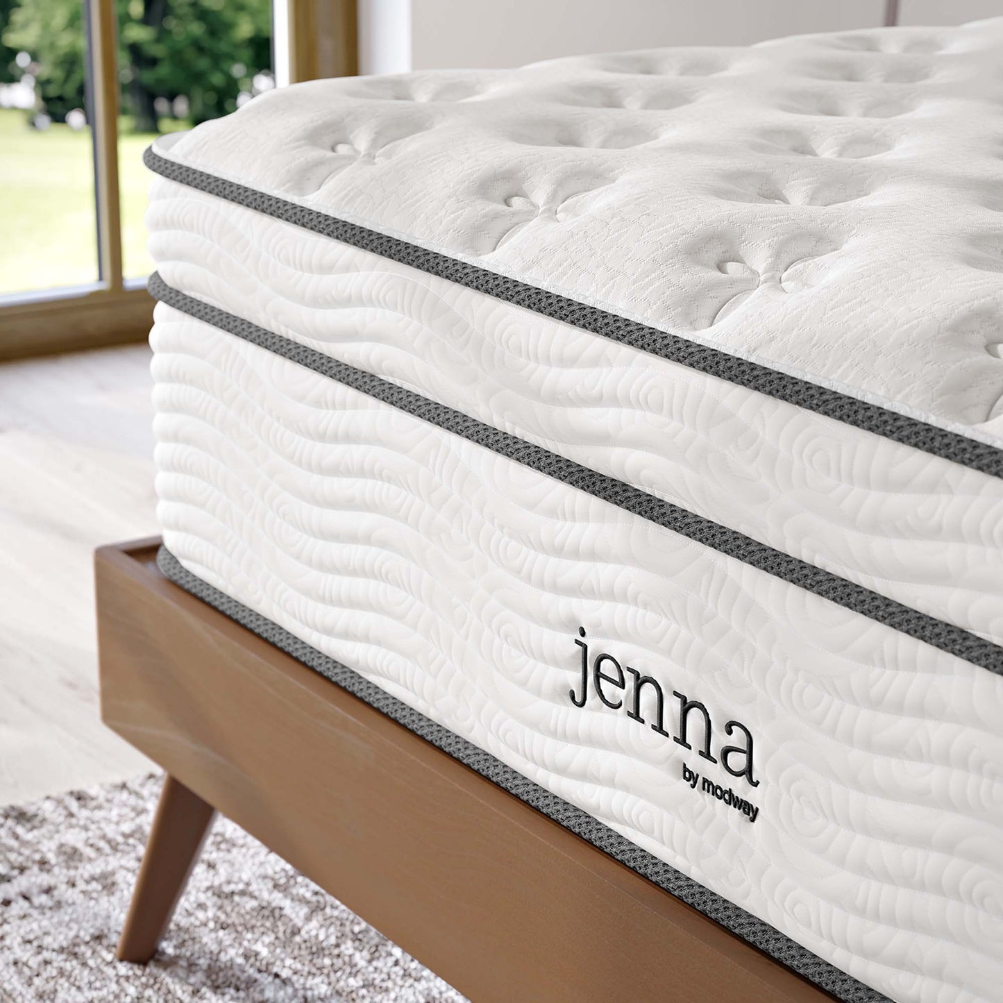 Jenna 14" Innerspring and Foam Queen Mattress