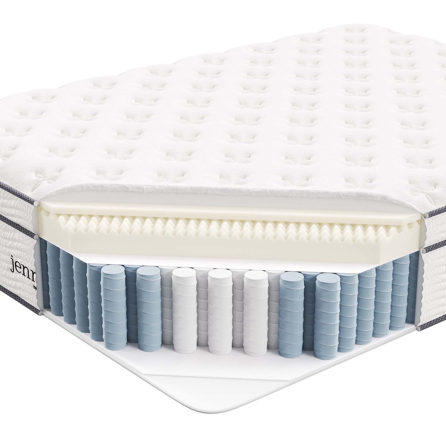 Jenna 14" Innerspring and Foam Queen Mattress