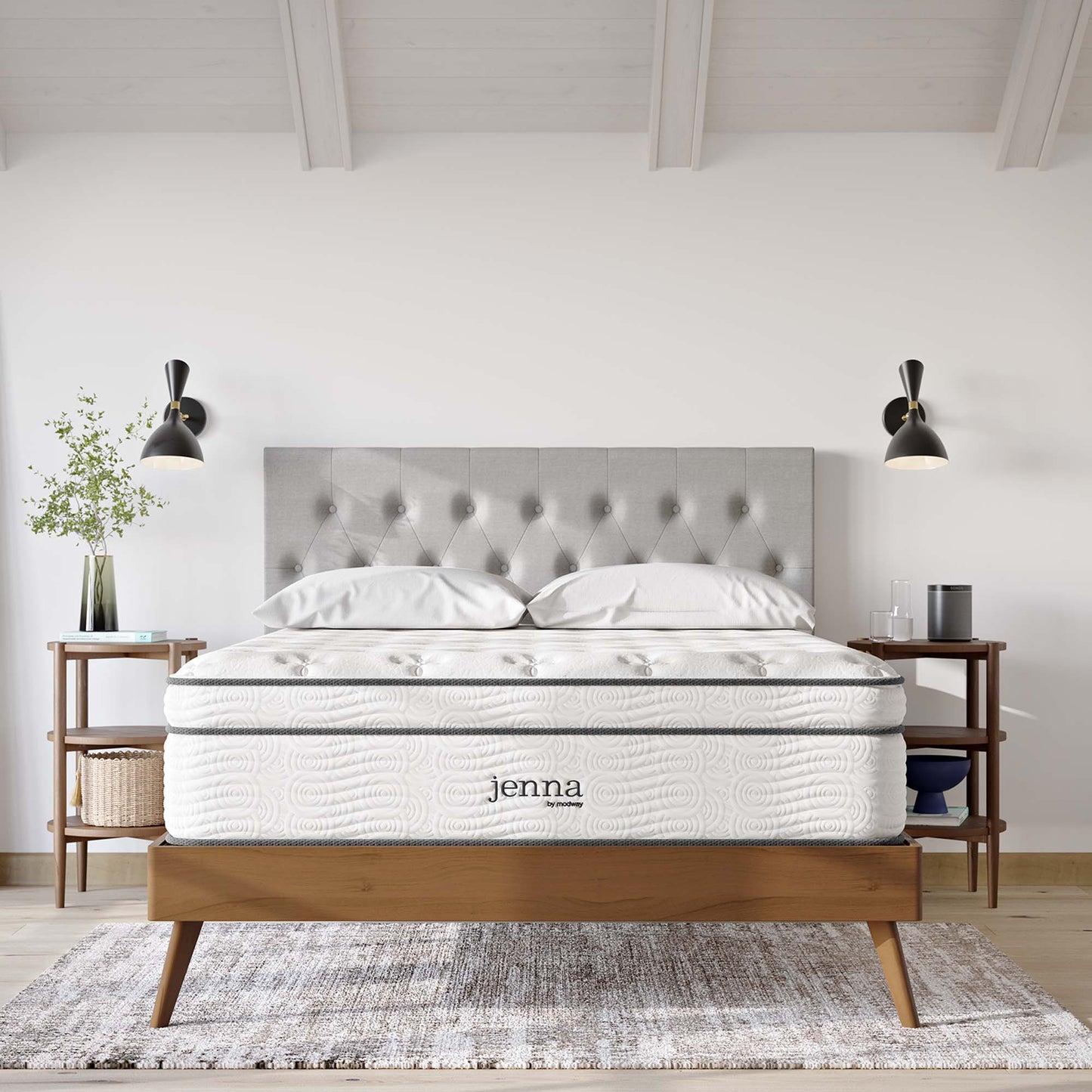 Jenna 14" Innerspring and Foam King Mattress