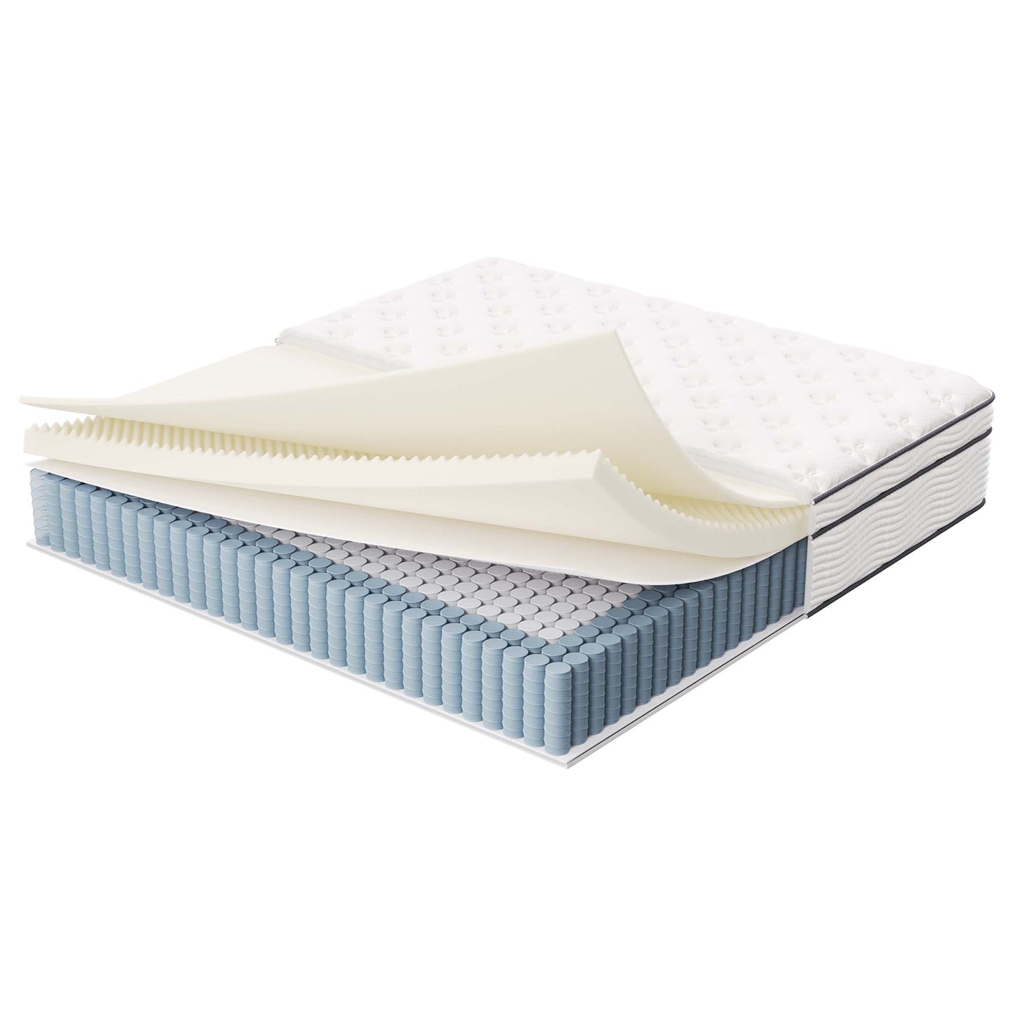 Jenna 14" Innerspring and Foam King Mattress