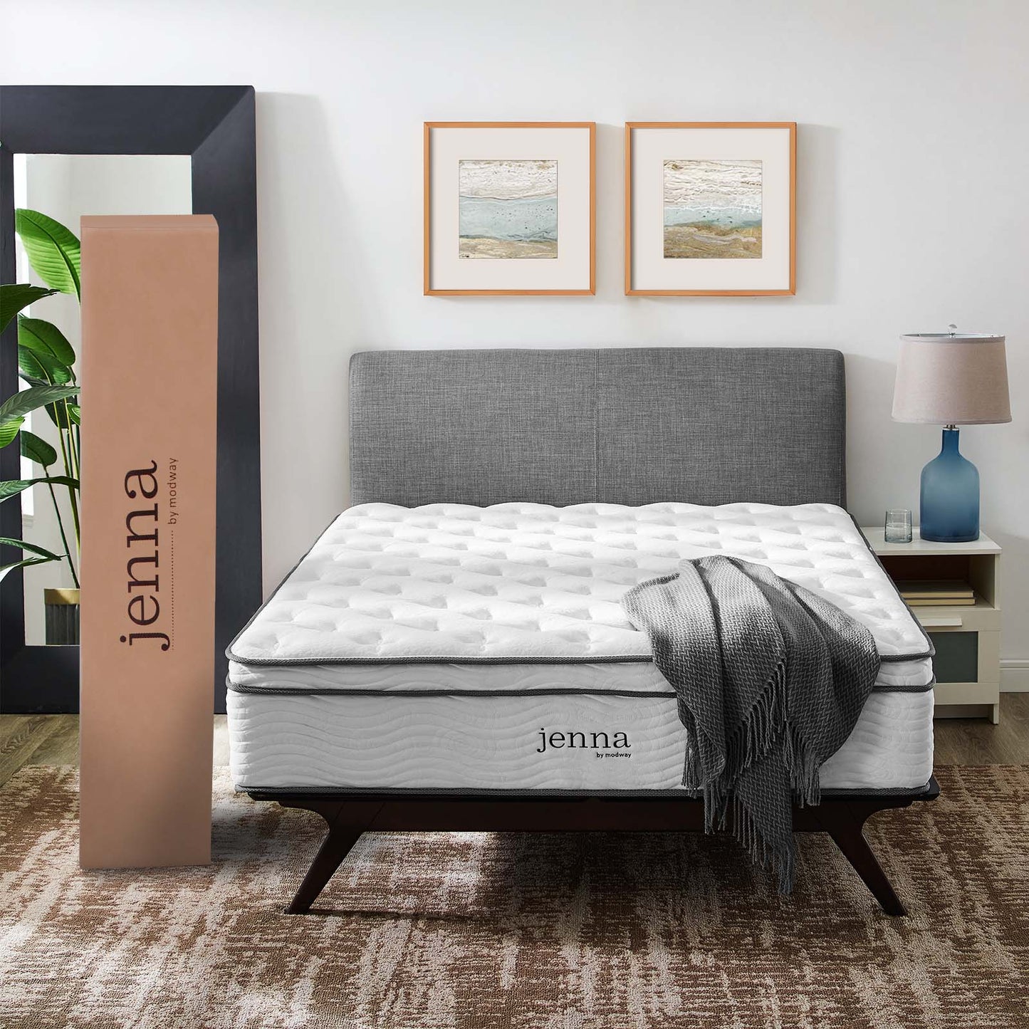 Jenna 14" Innerspring and Foam California King Mattress