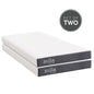 Ensemble de 2 matelas doubles en mousse Mila 6" par Modway