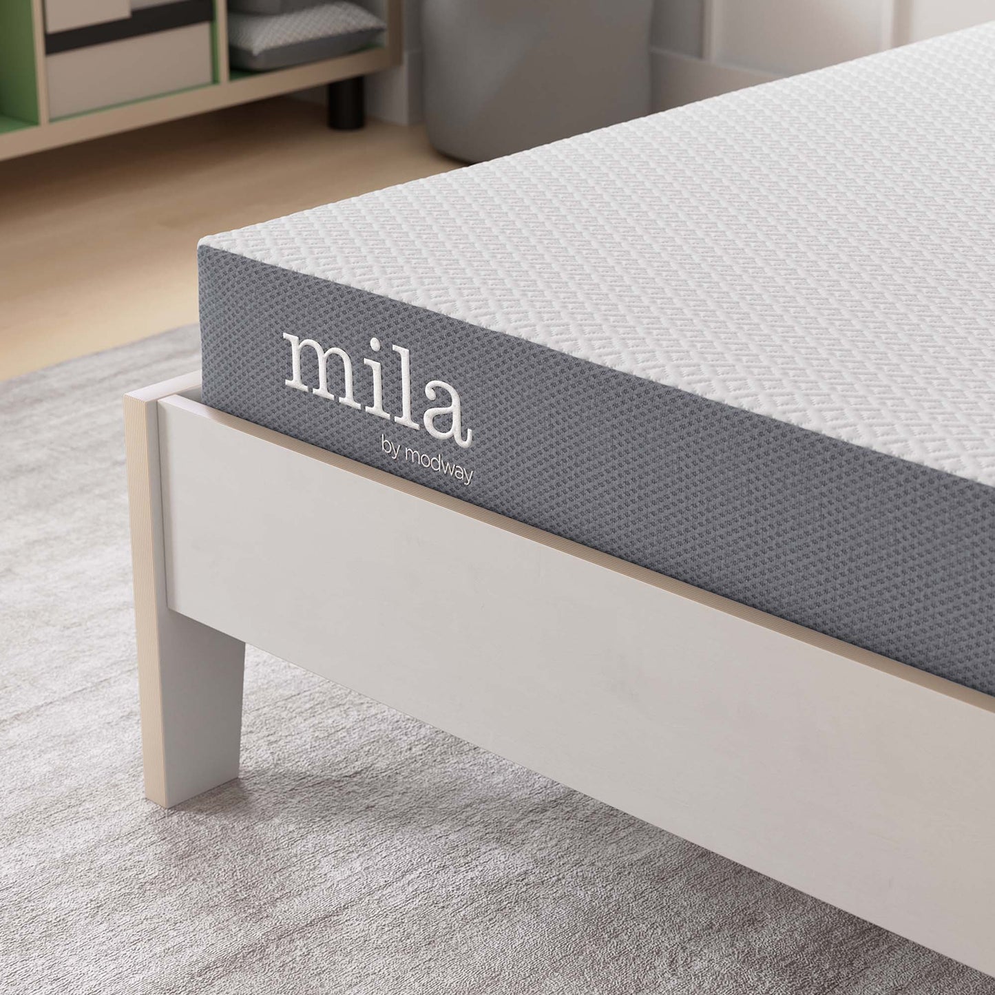 Ensemble de 2 matelas doubles en mousse Mila 6" par Modway