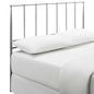 Cabecero de cama tamaño king de acero inoxidable y metal Kiana de Modway