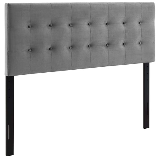 Emily Biscuit Tufted Performance Velvet Full Headboard