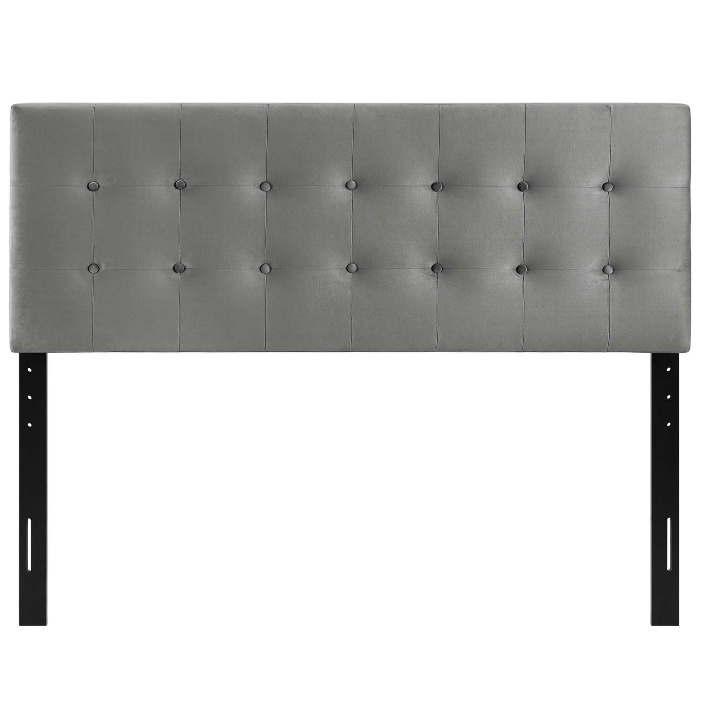 Emily Biscuit Tufted Performance Velvet Queen Headboard