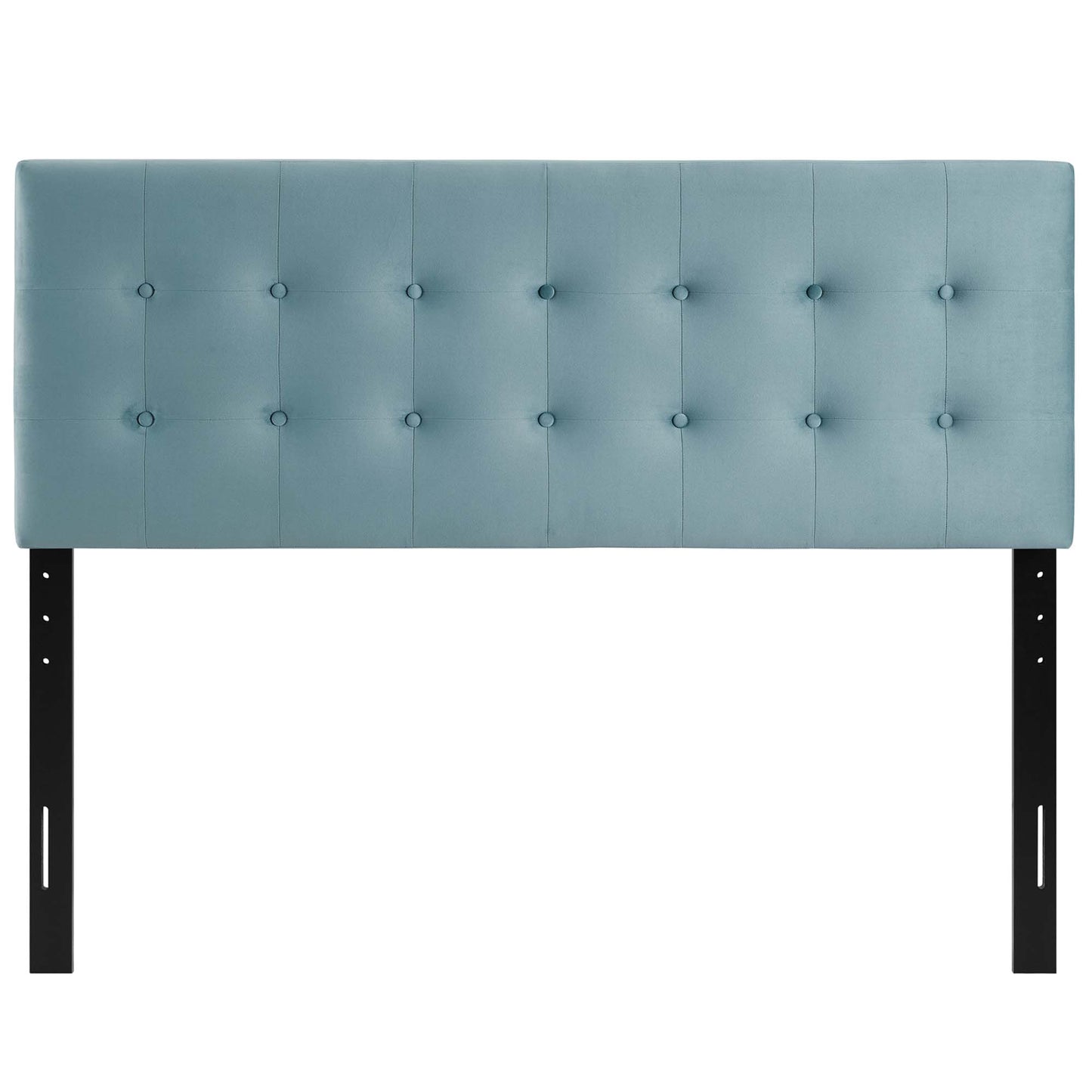 Emily Biscuit Tufted Performance Velvet Queen Headboard