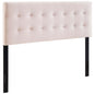 Emily Biscuit Tufted Performance Velvet Queen Headboard