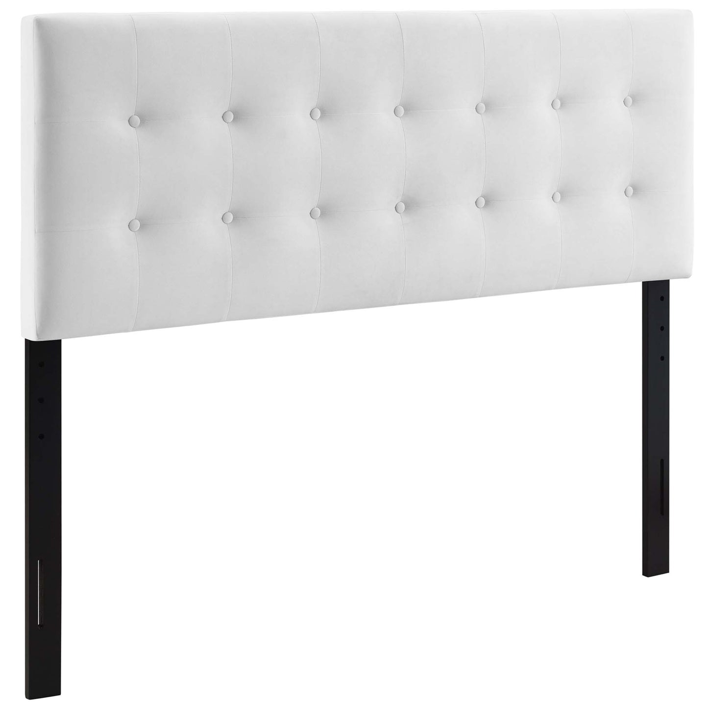 Emily Biscuit Tufted Performance Velvet Queen Headboard