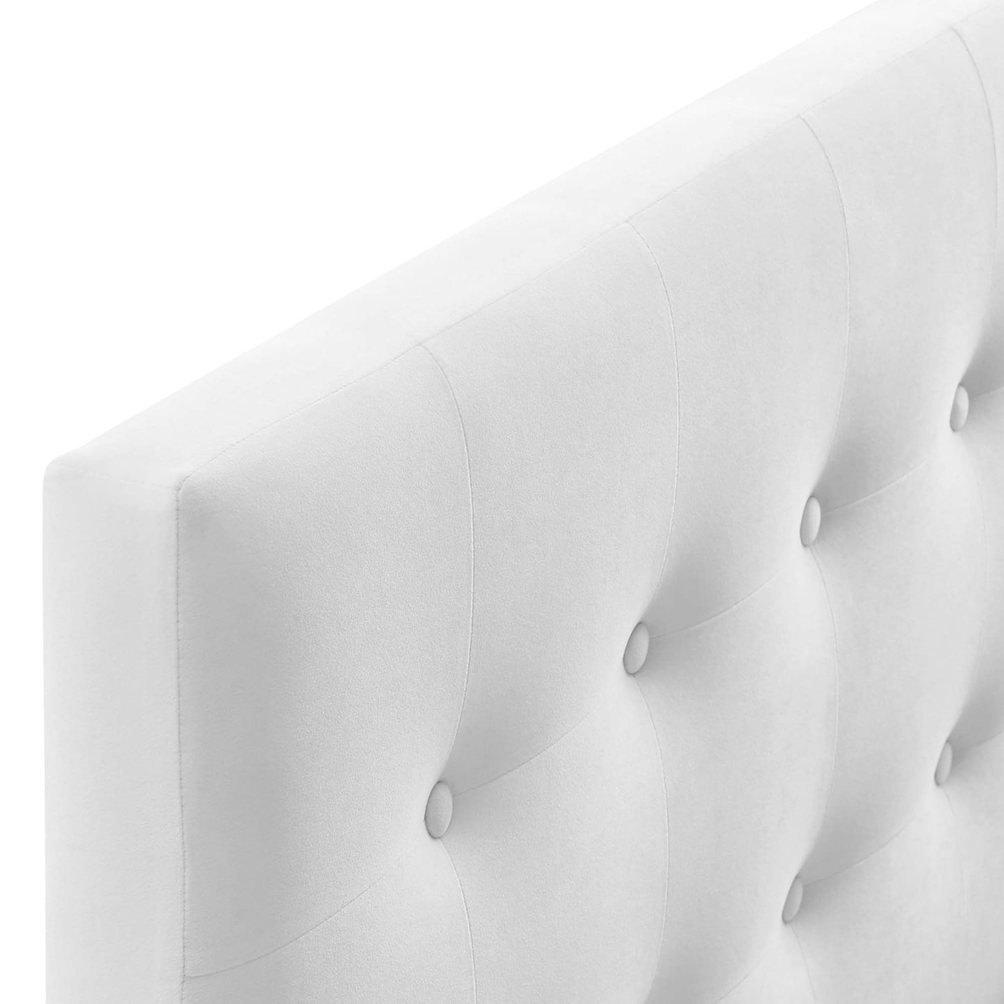 Emily Biscuit Tufted Performance Velvet Queen Headboard