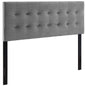 Emily Biscuit Tufted Performance Velvet King Headboard