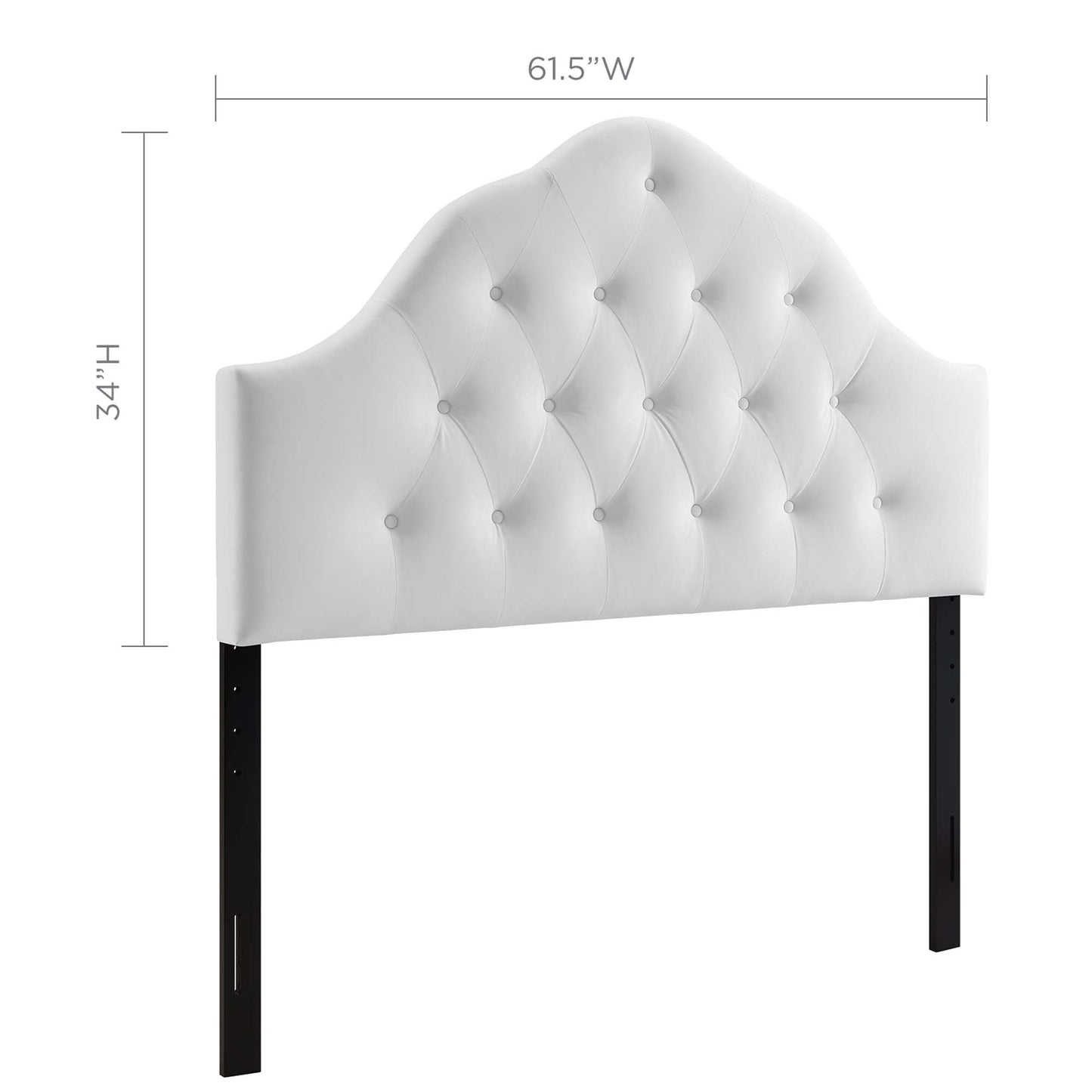 Sovereign Diamond Tufted Performance Velvet Queen Headboard