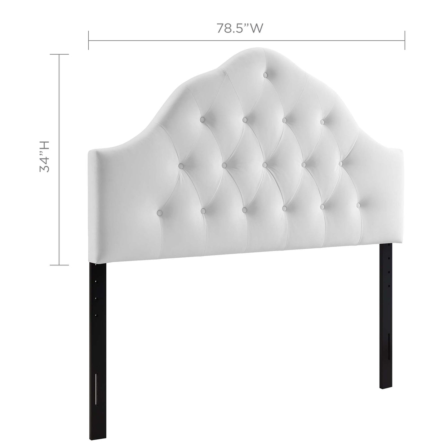 Sovereign Diamond Tufted Performance Velvet King Headboard