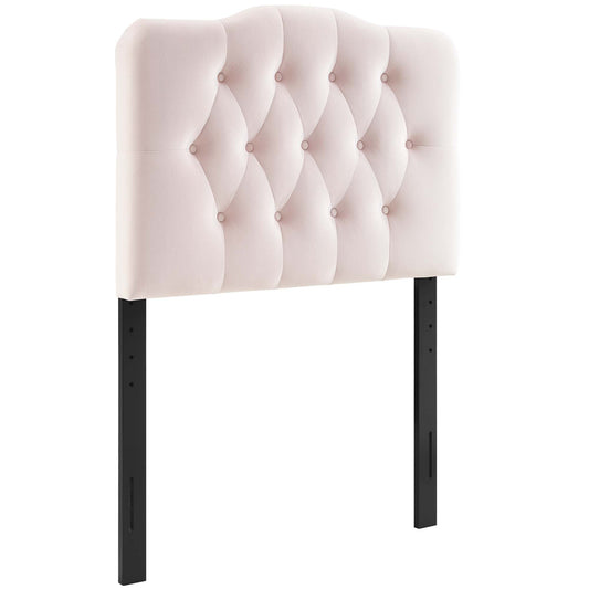 Annabel Diamond Tufted Performance Velvet Twin Headboard