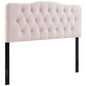 Annabel Diamond Tufted Performance Velvet King Headboard