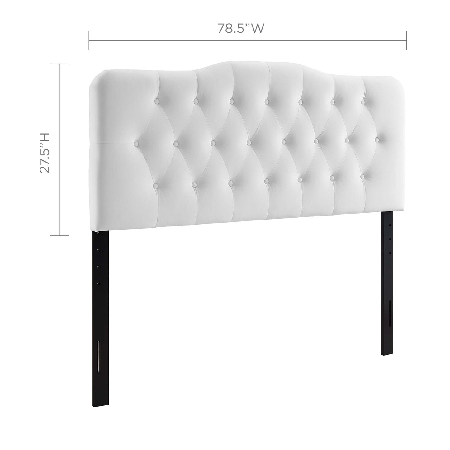 Annabel Diamond Tufted Performance Velvet King Headboard