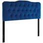 Annabel Diamond Tufted Performance Velvet Queen Headboard