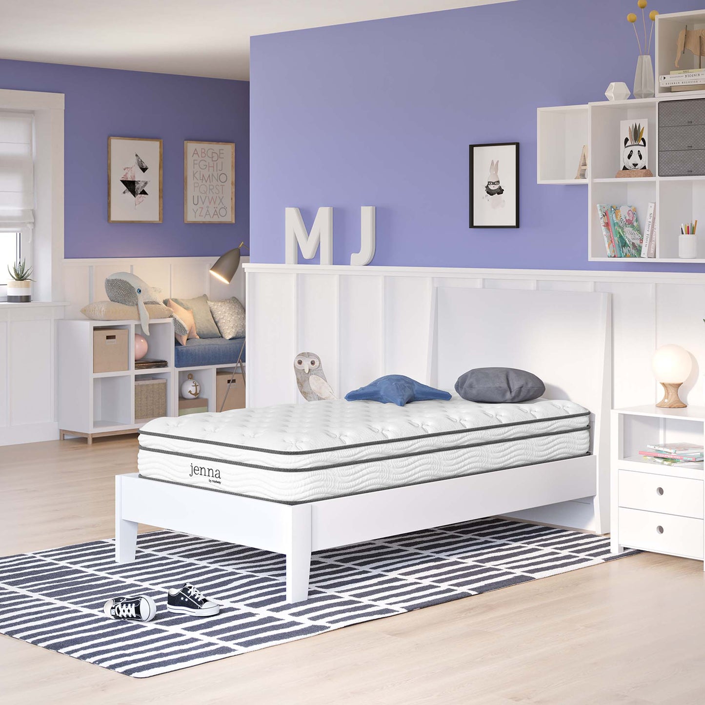 Jenna 8" Innerspring and Foam Twin Mattress