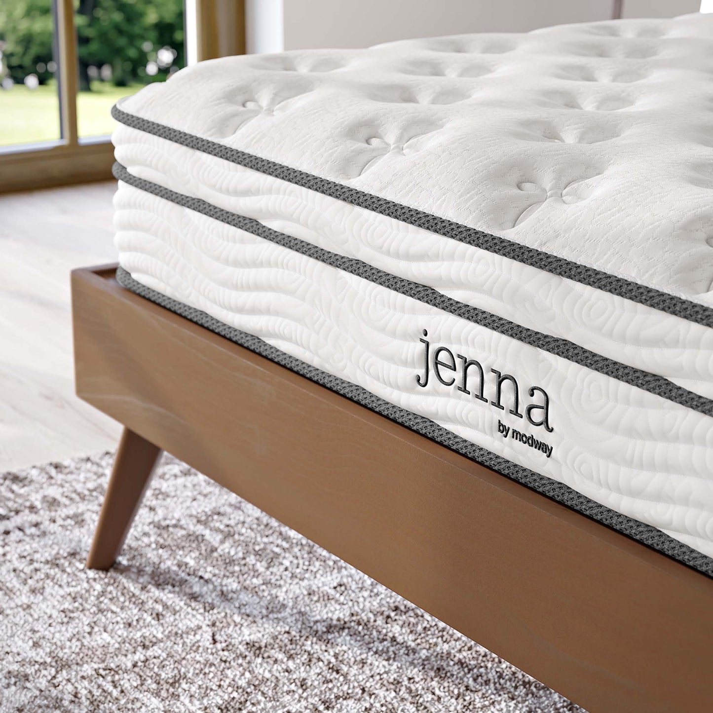 Jenna 8" Innerspring and Foam Queen Mattress