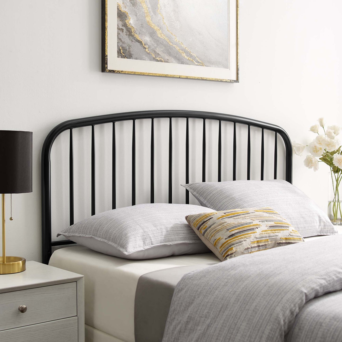 Nova Metal Full Headboard